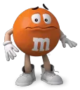 Orange M&M