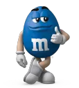 Blue M&M
