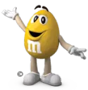 Yellow M&M