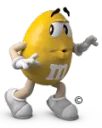 Yellow M&M