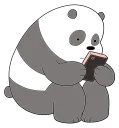 PanPan on his phone -_-