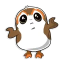 Porg Shrug
