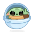 Grogu Baby Yoda Fuck You No