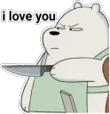 ice bear loves you