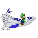 Luigi and lugia