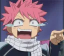 Natsu laughing