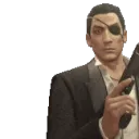 Majima Gun Pointing
