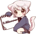 catboy white willkommen