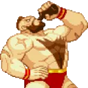 Zangief Drinking
