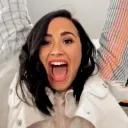 Demi Excited