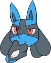 Lucario Thonking