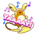 Alolan Raichu Yay Amazed