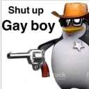 shut up gay boy