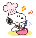 snoopy cooking