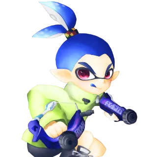 スタンプ、イカボーイ, 第1回BPA杯イラストレーターゆみおさん制作スタンプ(イカボーイ)