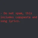 spam copypasta lyrics
