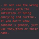 pronouns gender wrong
