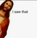 Jesus sees