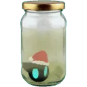 christmas-shadow jar
