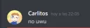 No uwu
