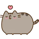 pusheen kiss