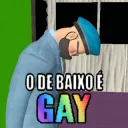 O de baixo e gay kk