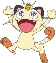 Meowth feliz