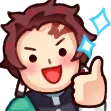 Tanjiro Thumbs Up