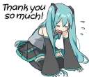 Miku Line Thank You So Much