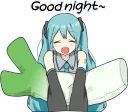 Miku Line Good Night