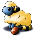 Mareep Sitting Cutely