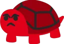 angry turtlle