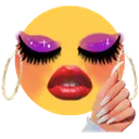 sassy material girl nails