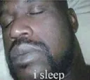 I sleep