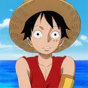 One Piece: Luffy grinning