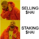you don't sell HAI, you stake 