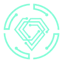 Aiamond logo bright blue