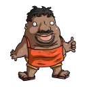 Hawaiian Food Truck Worker