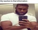 My reaction 