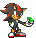 Shadow tossing Chaos emerald