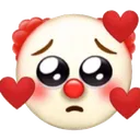 clown heart sad