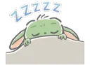 sleeping yoda