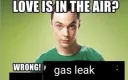 gas leak....