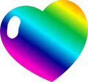 Augy Rainbow Heart