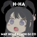 ha, m noi cai lon j co?