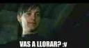 Vas a llorar?