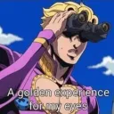 A golden experience for my eye