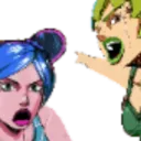 Jolyne pointing