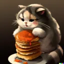 More Cat w Pancake