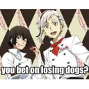 You bet on losing dogs